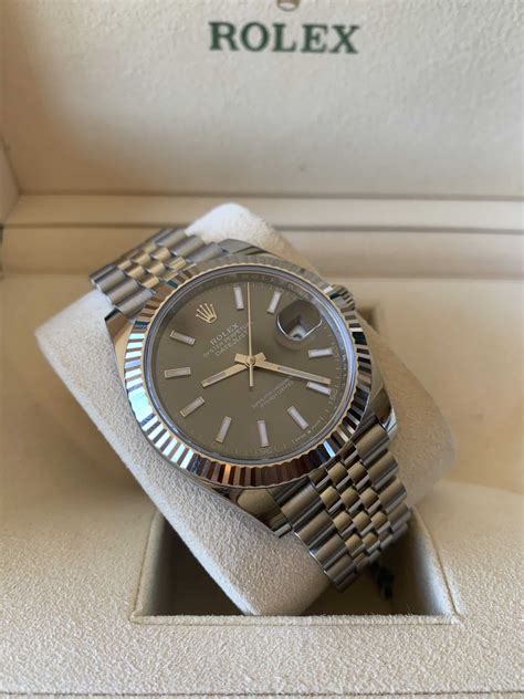 rhodium rolex watch|rolex datejust 41mm rhodium dial.